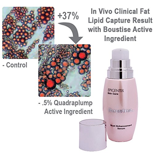 Boustise Breast-Enlargement Cream 2.7oz - ORGANIC QUADRAplump Extracts 4 CONCENTRATED Fat Trapping Moisture Binding Actives - 2 Month Supply - Natural Bust Enhancement Plumping Lotion - Made In Canada - BeesActive Australia