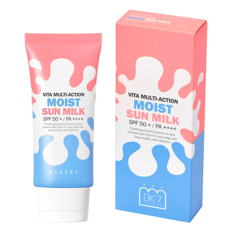 BAKER7 Vita Multi Action Moist Sun Milk 1.69oz/50ml - BeesActive Australia