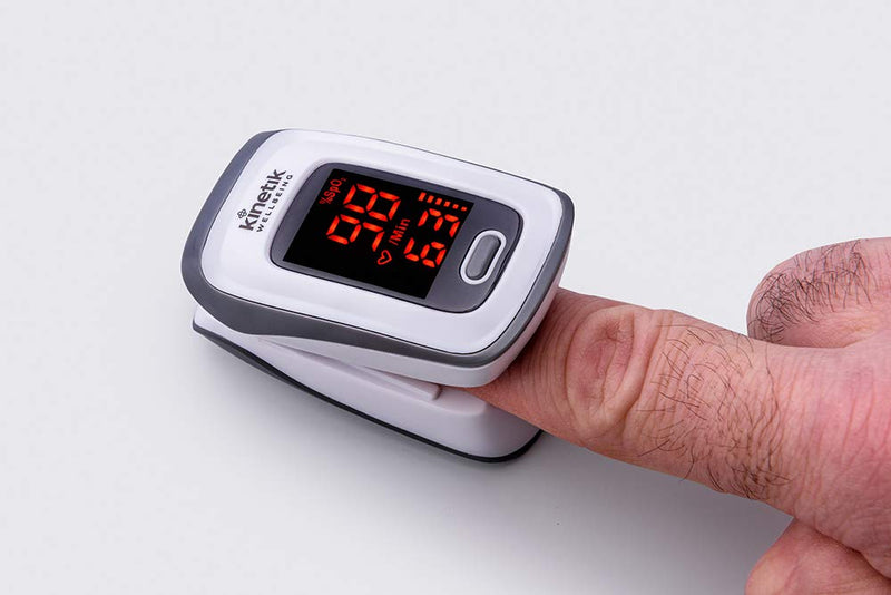 Kinetik Wellbeing Finger Pulse Oximeter – In Association with St John Ambulance Single - BeesActive Australia