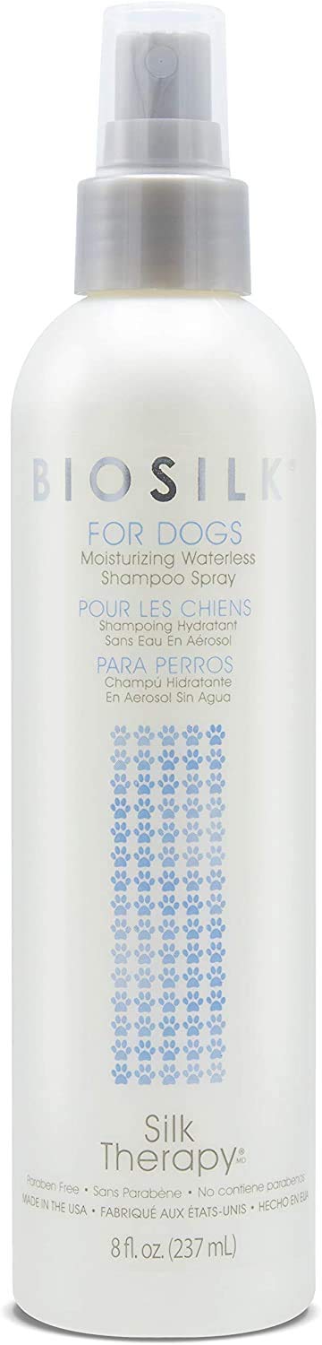 BioSilk for Dogs Dog Grooming Supplies - Dog Shampoos, Waterless Dog Shampoo, Pet Wipes, Dog Wipes, Dog Pet Shampoo, Dog Wash, Pet Wash, Puppy Shampoo, Shampoo for Dogs 2 Pack Waterless Shampoo Spray - BeesActive Australia