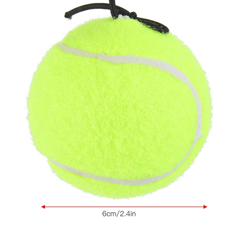 Chanmee Tennis Baseboard, Tennis Ball Trainer Set with Elastic Rope, Self-Study Tennis Rebound Power Base Tennis Trainer Tool Exercise Rebound Ball Trainer with Tennis for Beginner Kids Adults Ball - BeesActive Australia