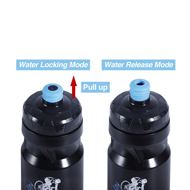 Bike Water Bottle,4 Pack Sports Cycling Biking Water Bottle Set for Running Fitness Walking Leak Proof BPA Free 21 Oz - BeesActive Australia