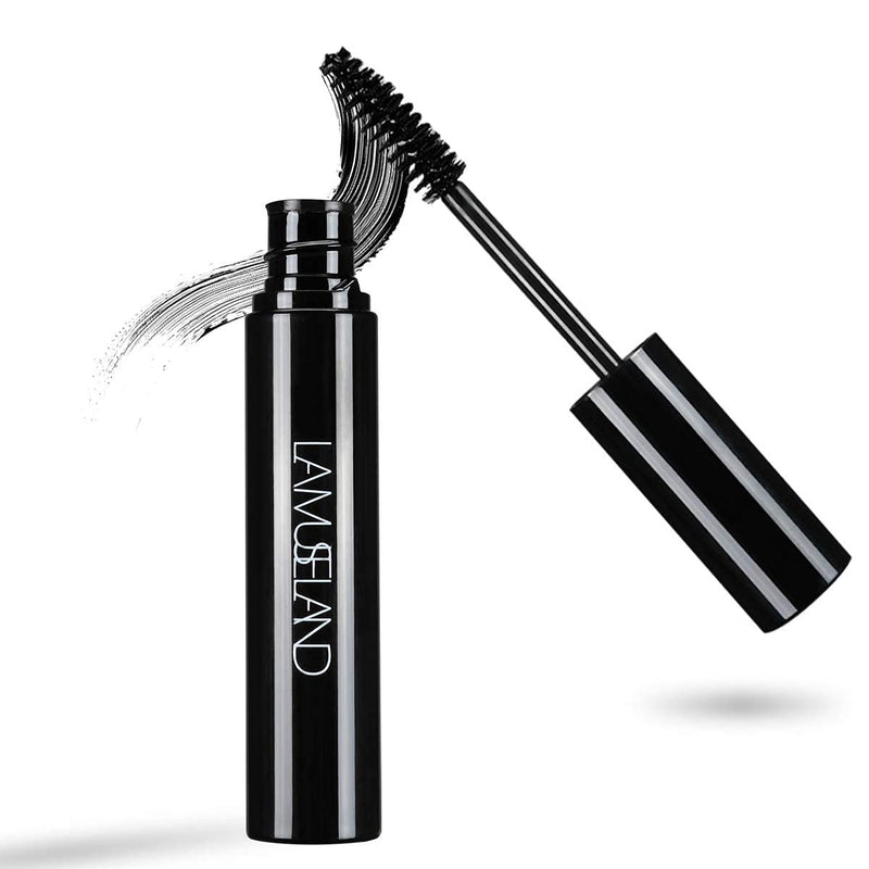 LAMUSELAND Lash Mascara Black, Thickening Lengthening Eyelash Extensions, Smudge-proof ,Waterproof, Long Lasting All Day Eye Makeup for Women - BeesActive Australia