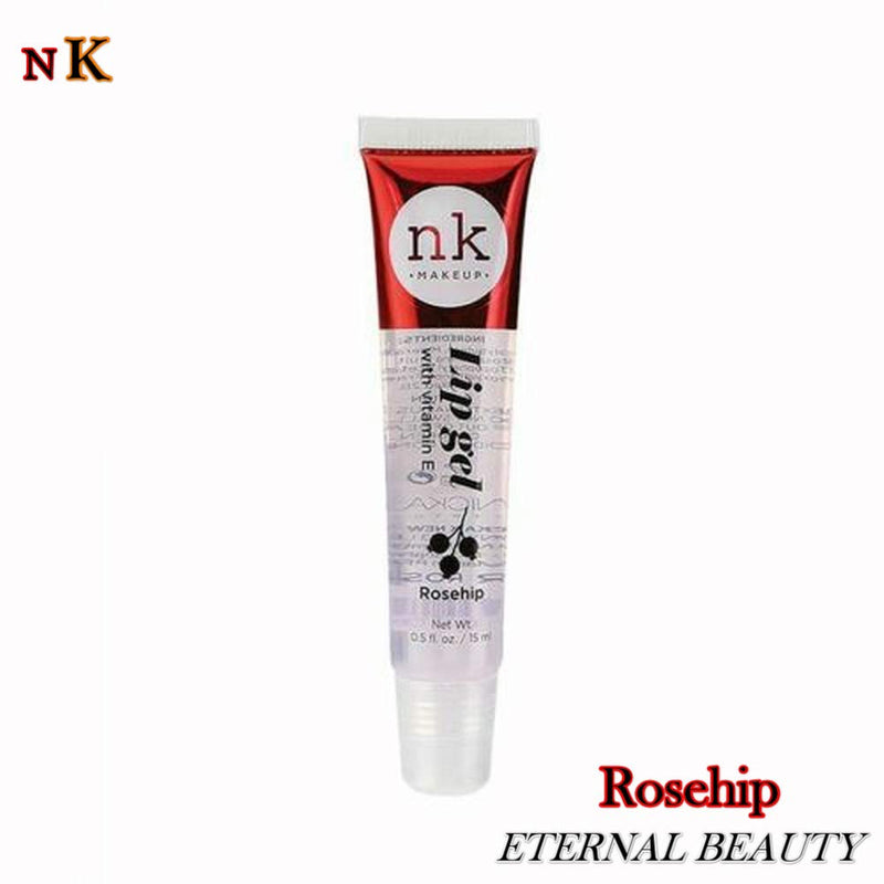 VARIETY SET OF 5 NK Hydrating Lip Gel - Vitamin E (Clear, Rosehip Oil, Bubble Gum, Cherry, Strawberry) - BeesActive Australia