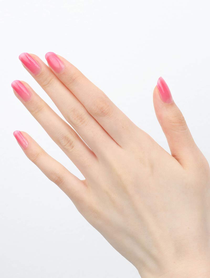 QLOLIS Premium Full Wraps Nail Art Gel Polish 20 Strips Stickers Decals DIY Nails Design Manicure Kit with 1 Nail File (Hot Pink) Hot Pink - BeesActive Australia