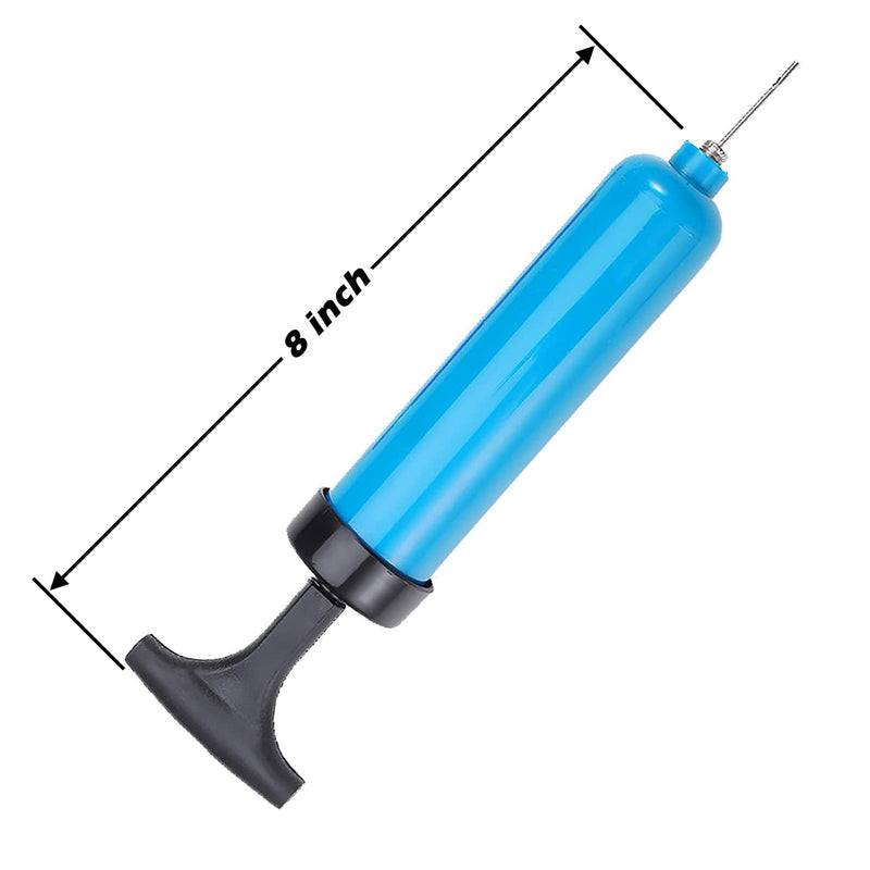 SPDTECH Pump and Needle Comfortable Handle with Metal Rod Suitable for Soccer Basketball Football Ball and Balloon Red - BeesActive Australia