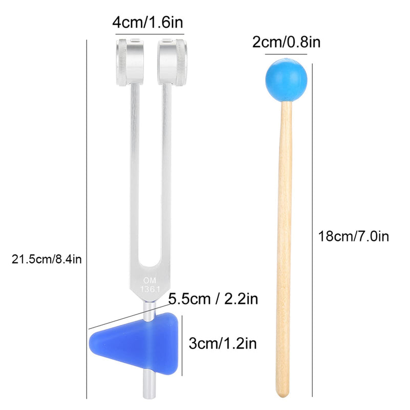 136.1Hz Tuning Fork Aluminum Alloy Medical Tuning Fork Sound Therapy for Stress Relief - BeesActive Australia