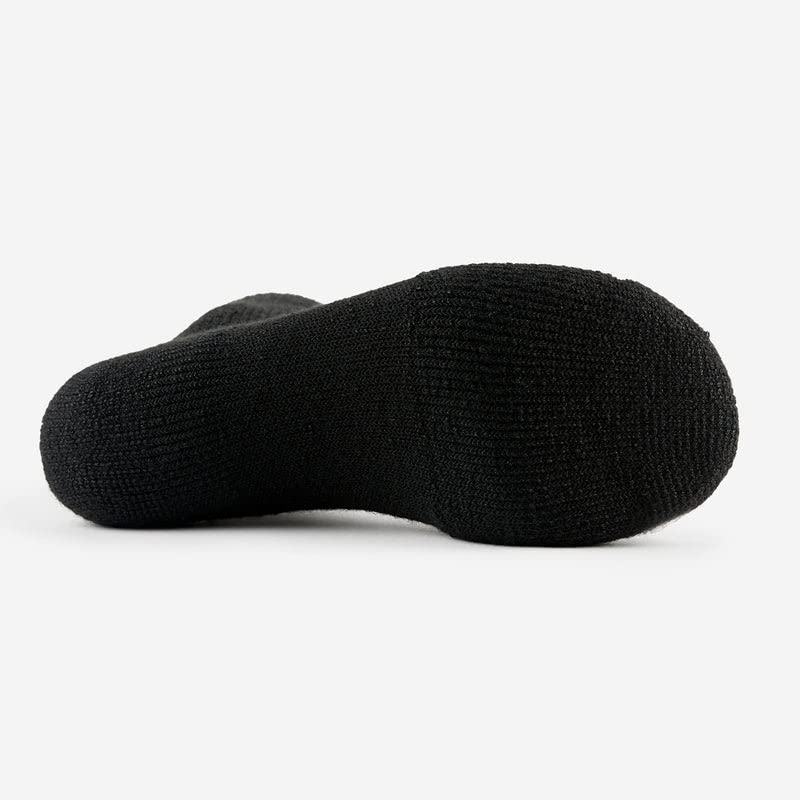 thorlos mens Gmx Max Cushion Golf Ankle Socks Large Black (3 Pairs) - BeesActive Australia