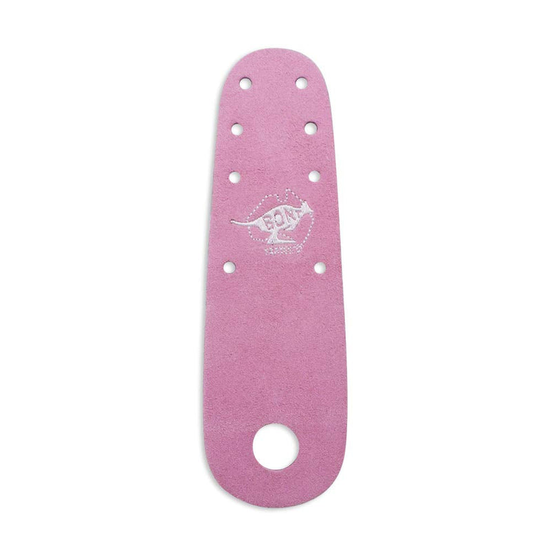 Bont Roller Skates - New 100% Australian Suede Flat Toe Guard Protectors - Roller Skate Derby Figure - Pair Bubblegum Pink Suede - BeesActive Australia