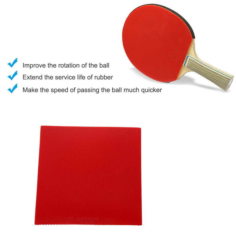 Dilwe Ping Pong Rubber, Table Tennis Racket Rubber Ping Pong Sports Replacement Accessory Red - BeesActive Australia