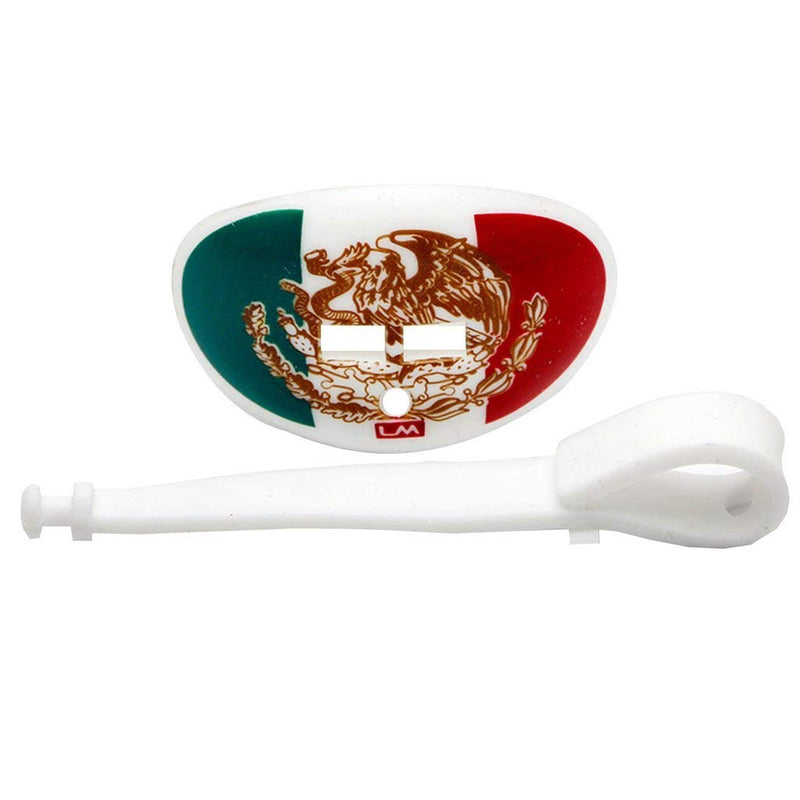 [AUSTRALIA] - Loudmouth Football Mouth Guard | Flags (multiple Colors) Adult and Youth Mouth Guard | Flag Design Mouth Piece for Sports | Maximum Dual Action Air Flow Mouth Guards | Pacifier Lip and Teeth Protector Flag of Mexico 