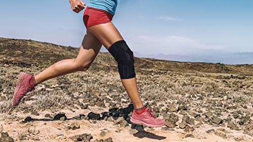 Thx4COPPER Hinged Knee Brace - Adjustable Open Patella with Straps & Side Stabilizers - Compression Support for Protection & Pain Relief - Trauma, ACL, LCL, MCL, Tears, Arthritis,Tendon, Injuries M (Pack of 1) - BeesActive Australia