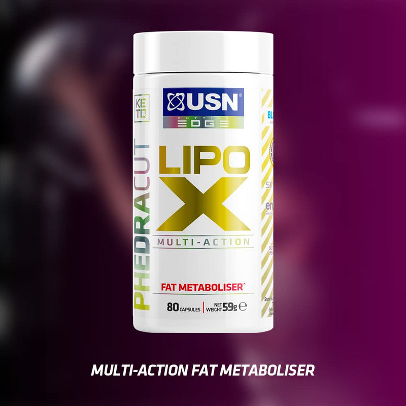 USN Lipo X PhedraCut: Fat Metaboliser, High Stimulant Energy, Reach For Your Dieting Goals With Our Weight Management and Toning Supplements - BeesActive Australia