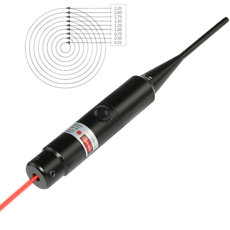 JahyShow Red Laser BoreSighter Bore Sight Kit with Rotary Switch -0.177 0.22 to 0.50 Bore Sight - BeesActive Australia