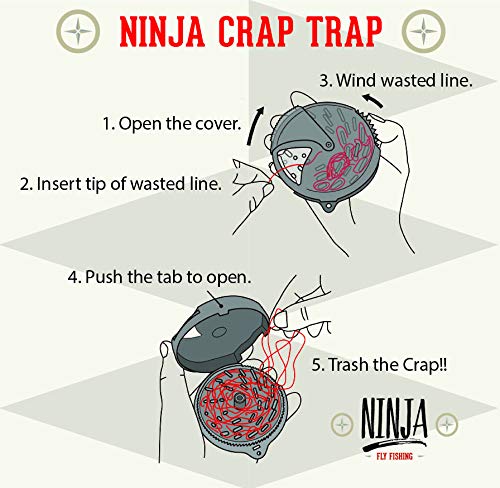 Fishing line waste/Trash container - NINJA Crap Trap - XL size - BeesActive Australia