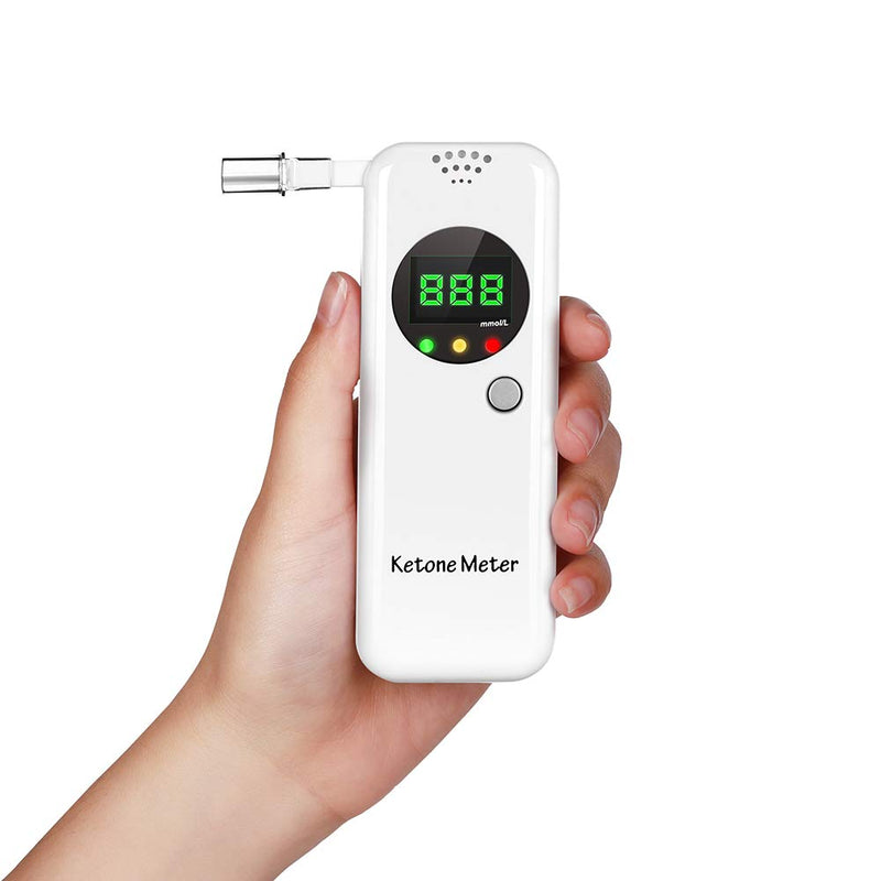 Ketone Meter, Portable Ketones Breath Analyzer, Digital Ketone Breathalyzer, Ketosis Testing with 10 Mouthpieces (Colour-1) - BeesActive Australia