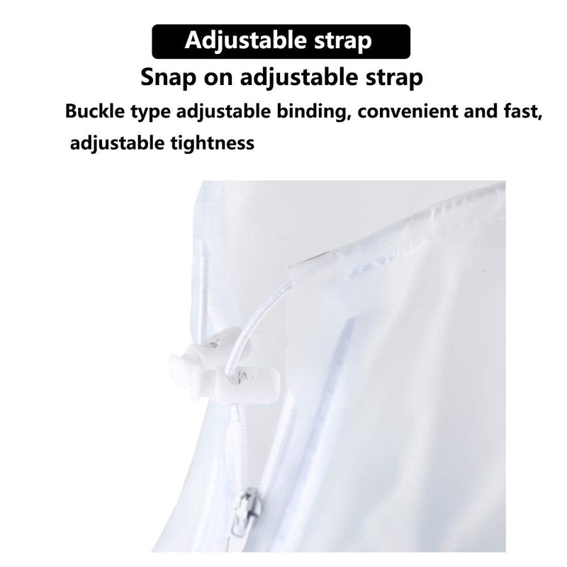 Fnytery Reusable PVC Waterproof Shoe Cover, Transparent Rain and Snow Waterproof Shoe Cover, Suitable for Children, Men and Women Medium - BeesActive Australia