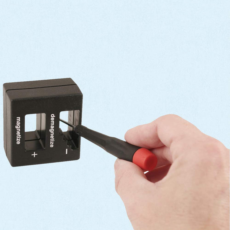 Katzco Black Precision Magnetizer and Demagnetizer - 1 Pack - for Screwdrivers, Screws, Drill Bits, Sockets, Nuts, Bolts, Nails, Drivers, Wrenches, Tweezers, and Other Steel Tools - BeesActive Australia