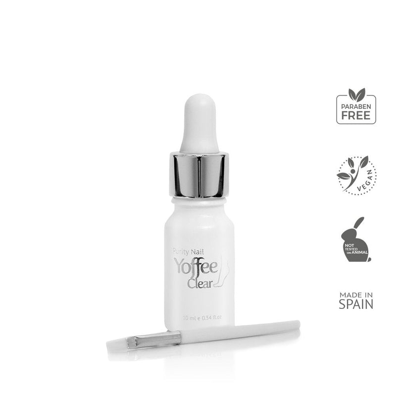 Yoffee Clear Nail Care - Anti Fungal Nail Treatment for Finger and Toenails - 10 ml - Antibacterial and Antiseptic - Fungal with Organic Argan Oil and Tea Tree Oil - Concentrated Formula/Made in Spain 10 ml (Pack of 1) - BeesActive Australia