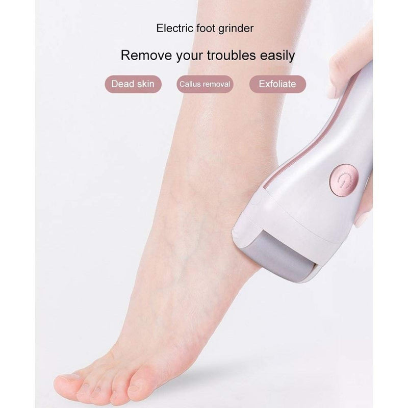 ETT Waterproof LED Light Electric Callus Removers Rechargeable | Portable Electronic Foot Grinder Pedicure Tools | Electric Callous Remover Kit, Pedi Feet Care Perfect for Dead, Hard, Dry Skin - BeesActive Australia