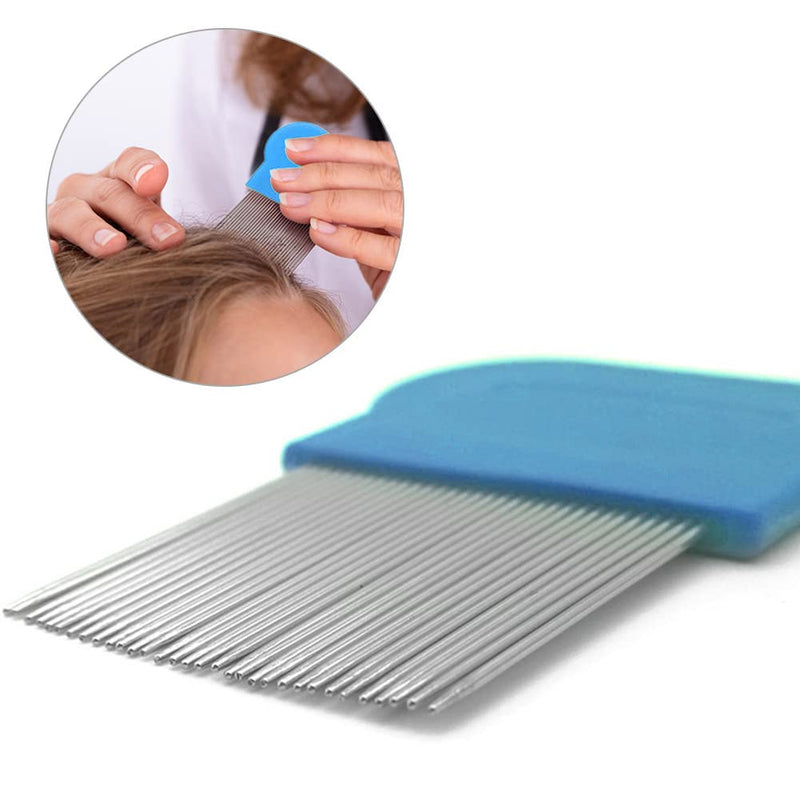 SKYPIA 4 Packs Pet Lice Combs Set for Dog Cat Puppy Tear Marks Pet Hair Remover Flea Tick Lice Dandruff Remover Dog Grooming Supplies - BeesActive Australia