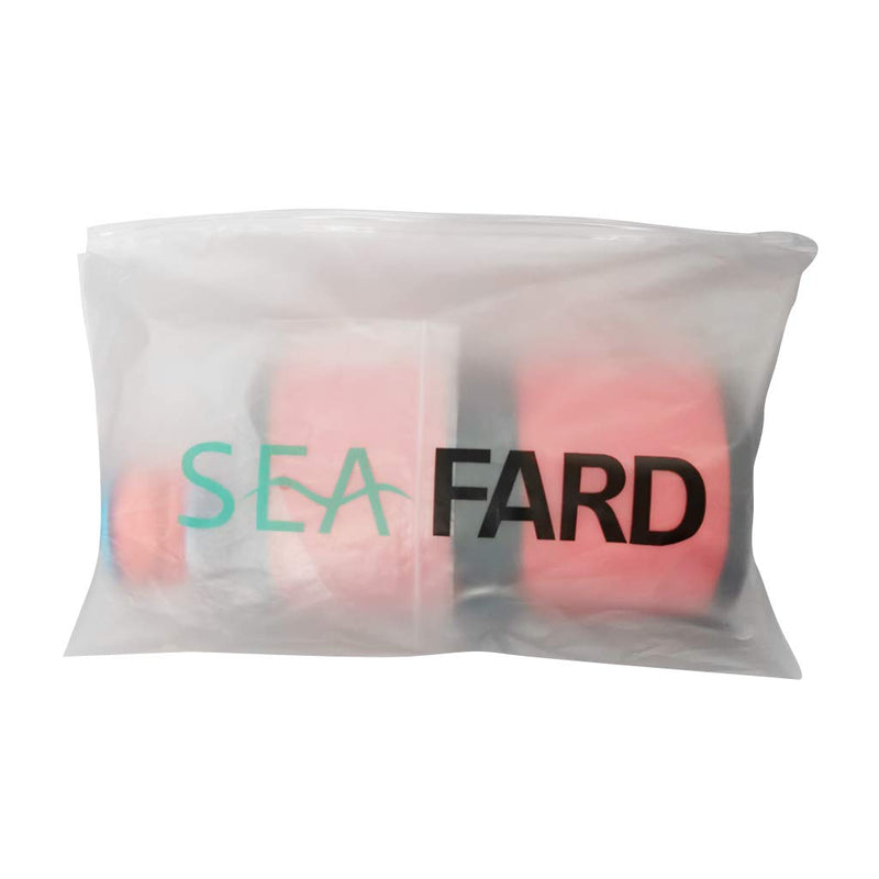 [AUSTRALIA] - Seafard 4ft/5ft Scuba Diving Open Bottom Surface Marker Buoy (SMB) with 49ft/98ft Finger Spool Alloy Dive Reel and Double Ended Bolt Clip Blue Reel+Red SMB 4ft SMB 49ft Reel 