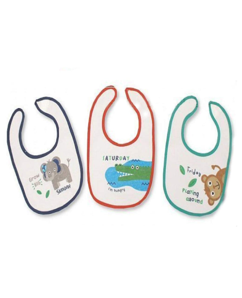 Baby Bibs 7 Days of The Week Bibs Boys and Girls Options 0-6 Months (Boys 7 Days) Boys 7 days - BeesActive Australia