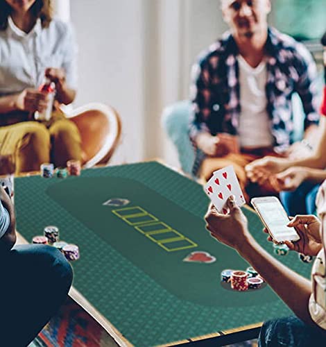 WALIKEN Texas Holdem/Blackjack, Roulette/Craps Green - BeesActive Australia