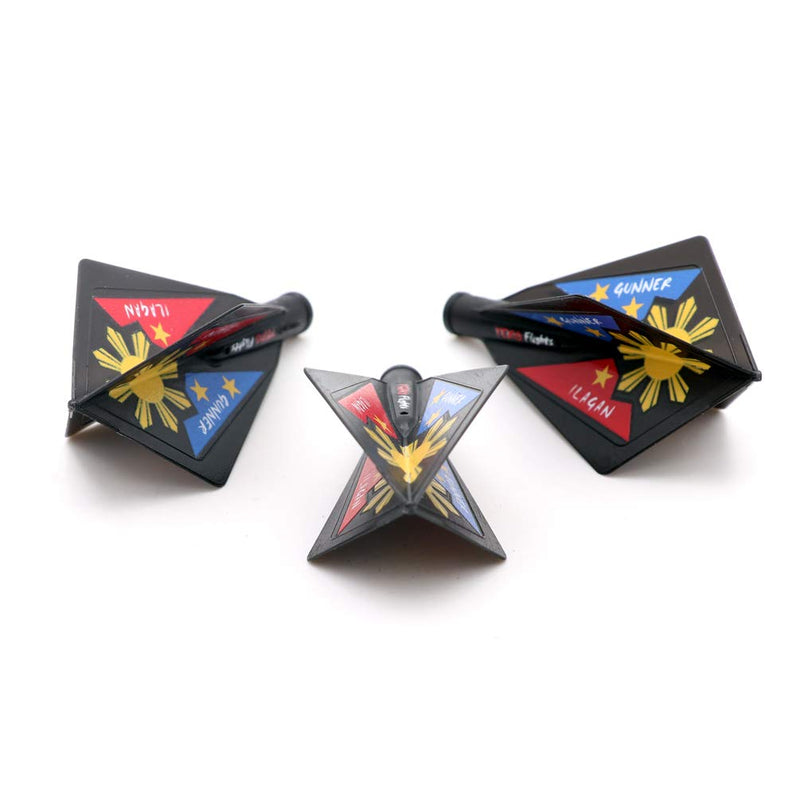 CUESOUL Tero Flight System Dart Player Ak4 Dart Flights,Set of 3 pcs - BeesActive Australia