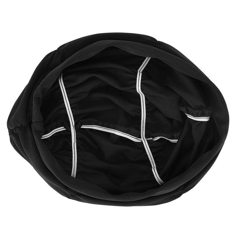 Women Swimming Cap Bathing Anti-Slip Elastic Pool Gym Underwater Sport Turban Comfortable Elegant Non Waterproof Swim Hat Wrap Black - BeesActive Australia