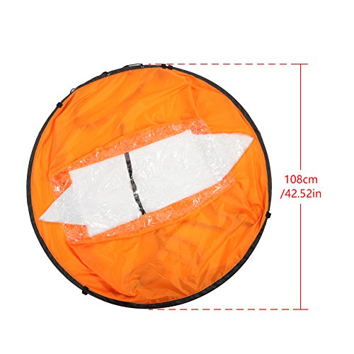 VGEBY Wind Sail, 42inch Kayak Sail Foldable Wind Paddle Adventure Sail Fold-able Downwind Sail for Kayaks, Canoes, Inflatable Boats, Paddle Board Boating Supplies - BeesActive Australia