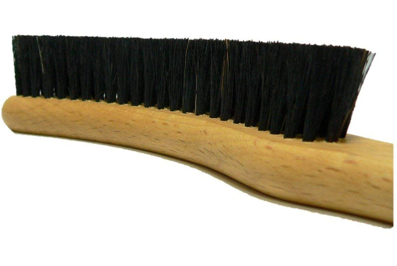 Valentino Garemi Traditional Hat Cleaning Brush | Remove Dust, Dry Stains, Rain Spots, Sweat Marks, Pet or Human Hair | Genuine Boar Hair Made in Germany (Black Bristles) Black Bristles - BeesActive Australia