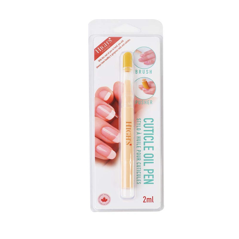 HIGH'S 2 in 1 Cuticle Oil Pen Nail Nutrition Oil Pen Nail Gel Cuticle Oil Nail Art Tools Makeup Accessories Natural Nails Treatment And Rubber Cuticle Pusher Nails 1 PC - BeesActive Australia