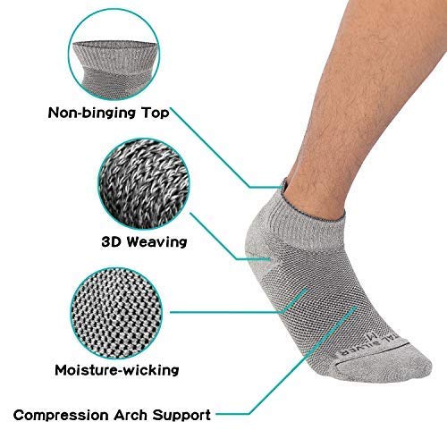 Vital Salveo- Soft Non Binding Seamless Circulation Diabetic Socks-(Ankle, Large) L Light Grey - BeesActive Australia