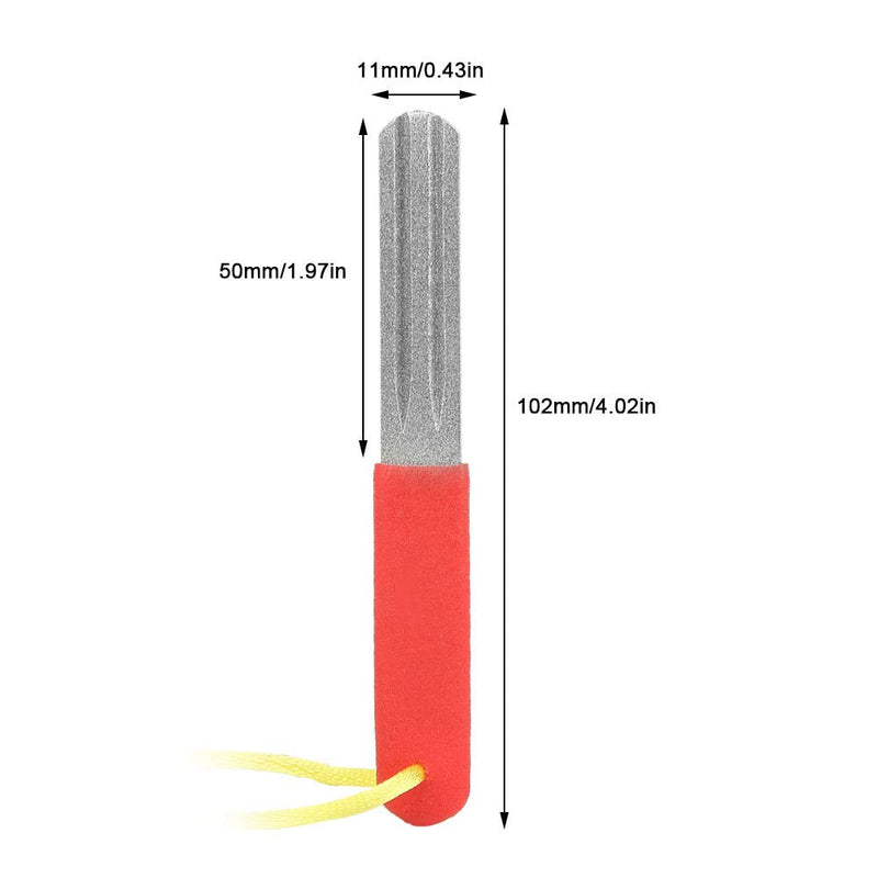 Fishing Hook Hone Sharpener, Fishhook Sharpening Whetstone Double Side 400/800 Grits Diamond Fish Hook Grinding File Sports Fishing Hook Hone and Sharpener - BeesActive Australia