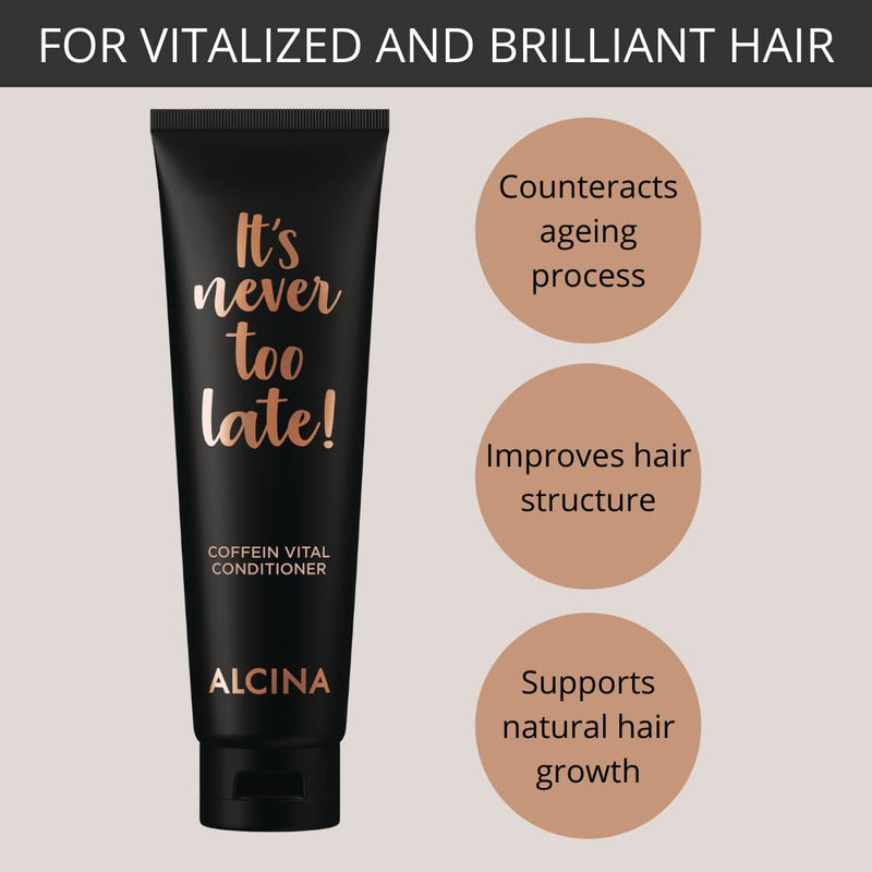 ALCINA Caffeine Vital Shampoo Conditioner and Hair Growth Serum Set | For Longer and Stronger Hair | Professional Hair Care Made in Germany - BeesActive Australia