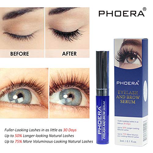 PHOERA® Eyelash Rapid Growth Serum Lengthen Thickening EyeBrow Enhancer UK AQUAPURITY - BeesActive Australia