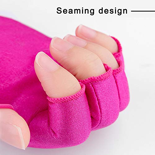 Pimoys Nail UV Shield Glove,Gel Manicure Gloves for UV LED Gel Polish Drying Nail,Half Finger Stretchy Gloves for Girls Protect Hands from UV Light Lamp Dryer - BeesActive Australia