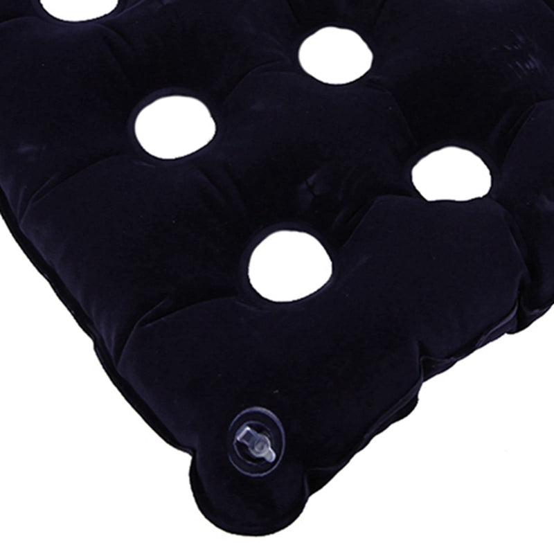 Honiwu Pressure Sore Prevention Inflatable Cushion, Square Cushion Seat for Pressure Sores, Non-bedsores Cushion with Bonus Air Pump, Inflatable Cushion for Wheelchair Office Chair Car (Dark Blue) Dark Blue - BeesActive Australia