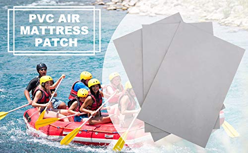 Vbestlife 6pcs PVC Air Mattress Patch, Inflatable Dinghy Patch Repair Patches Accessory for Inflatable Raft Boat Canoe Kayak £¨Only Patch£©(Grey) - BeesActive Australia