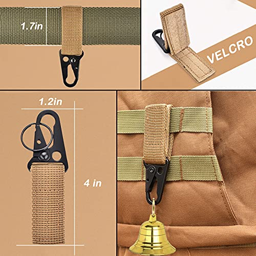 kcrygogo Solid Brass 2" Loud Bear Bell for Hikers,with Silencer and Emergency Whistle for Survival, Hiking, Biking, Fishing, Climbing - BeesActive Australia