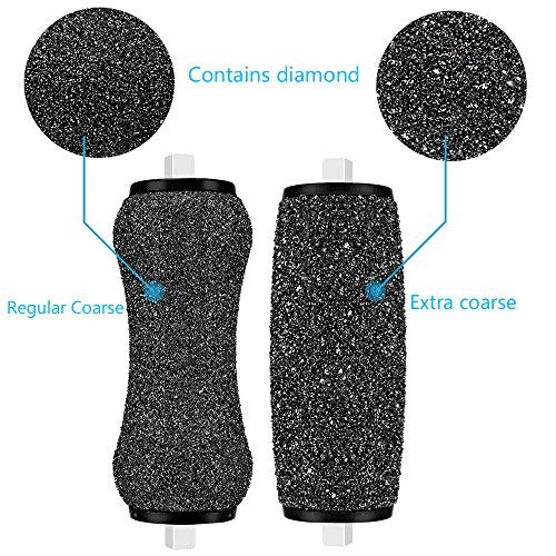 Replacement Roller Refill Heads for Pedi Perfect Electronic Foot File with Diamond Crystals (5 Pack) - BeesActive Australia