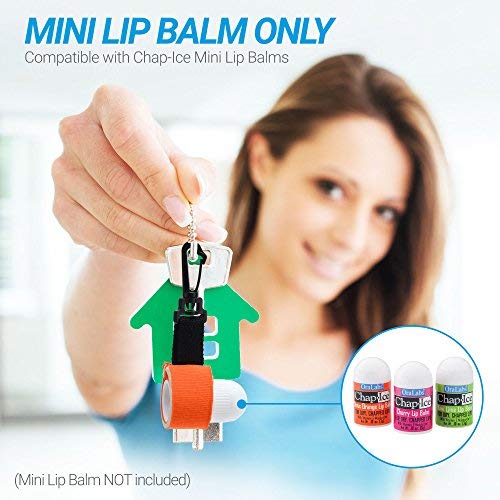 Mini Neoprene Sleeve | Lip Balm Holder with Swivel Clip - 3 pack by Mile High Online - BeesActive Australia