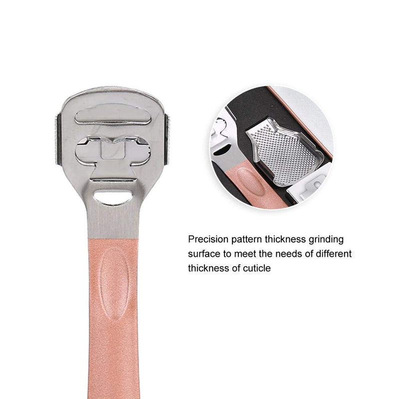 Callus Remover Foot Callus Shaver Set Stainless Steel Foot File Pedicure Tool Set for Dead Skin Removal(Rose Gold) Rose Gold - BeesActive Australia