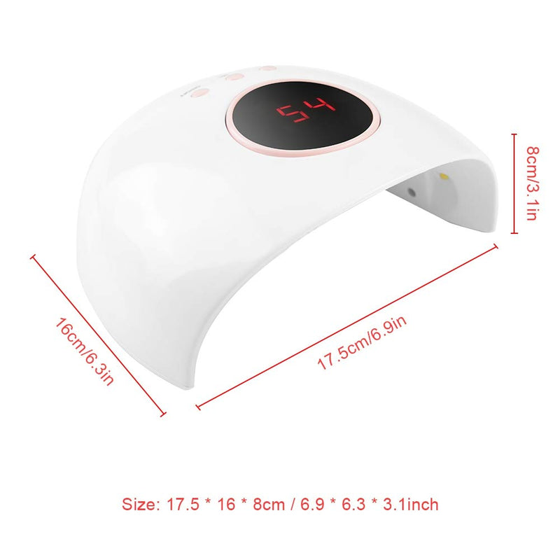 Nail Dryer Lamp, Professional Gel Polish Nail Curing Lamp Machine for Manicure, Pedicure, Home and Salon, 24w - BeesActive Australia