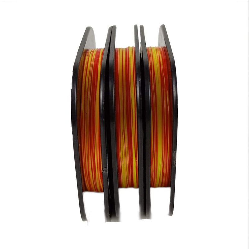 Aventik Fly Fishing Tippet Leaders Line Two-Color High Visibility European Nymph Bite Indicator 2PACK-30m/spool 0.27mm-1X - BeesActive Australia