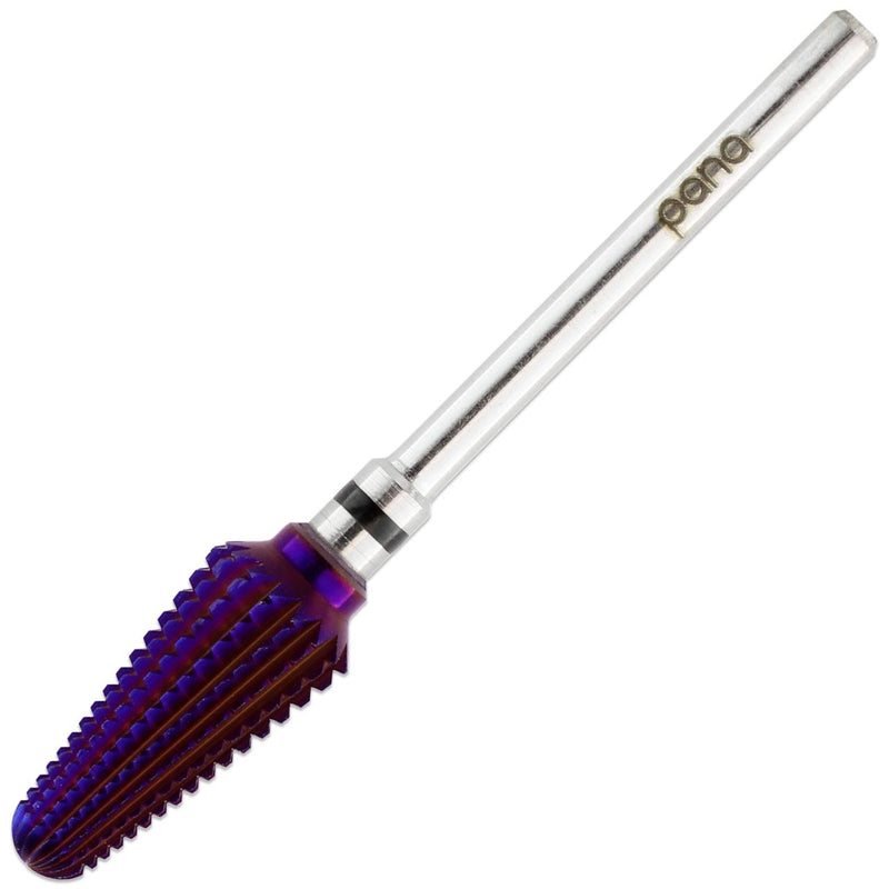 PANA Purple Tornado Nail Carbide Bit – Two Way Rotate Use for Both Left to Right Handed – 3/32” Shank -Fast Remove Acrylic or Hard Gels (Purple, Extra Coarse - XC) - BeesActive Australia