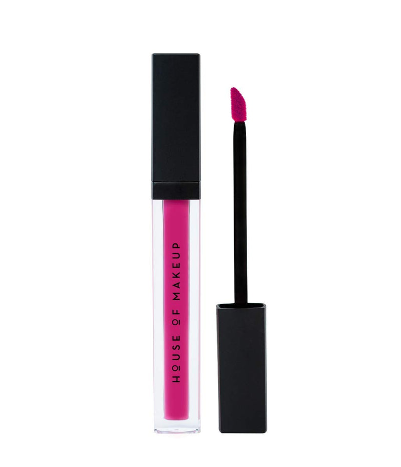 House of Makeup Liquid Lipsticks - Magenta, Matte Finish Quirky Lip Color with Long Lasting and Ultra Smooth Rich Look - Good Vibes Only - BeesActive Australia