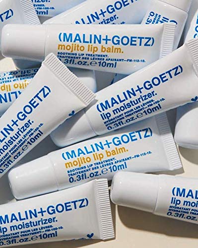 Malin + Goetz Mojito Lip Moisturizer for men and women, long lasting hydrating, soothing dry lip repair treatment, lightly fragranced, color free. vegan and cruelty free 0.3 fl oz - BeesActive Australia