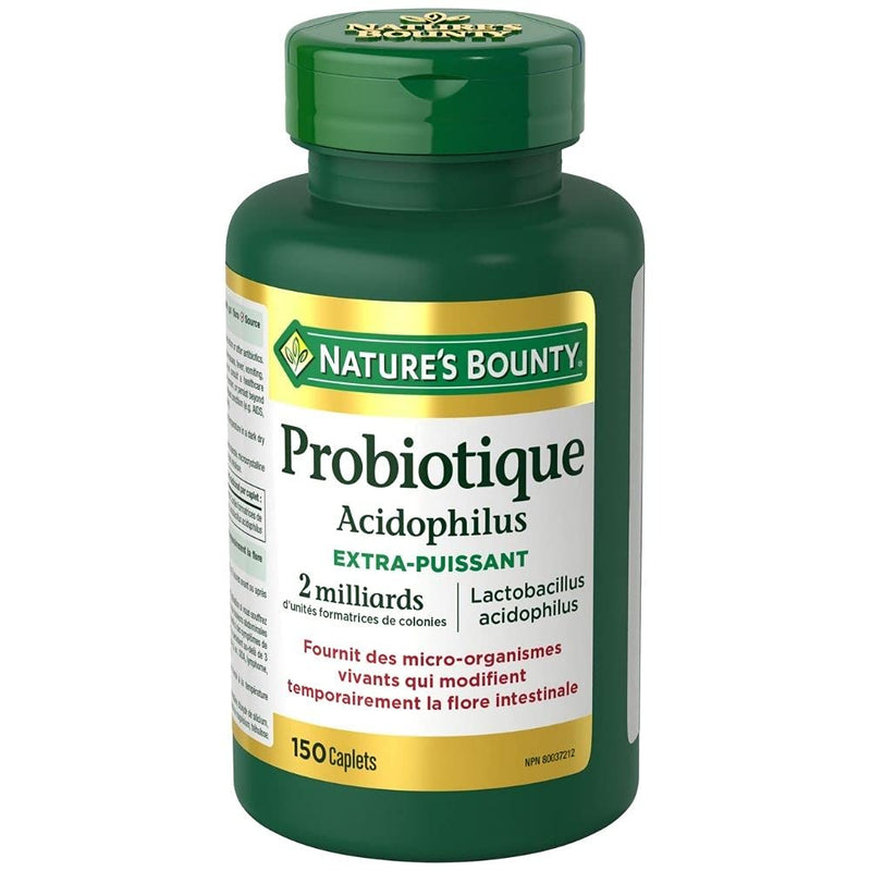 Nature's Bounty Acidophilus Probiotic 2 Billion, 150 caplets - BeesActive Australia